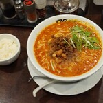 175° DENO Tantanmen Hoku2Sei3 Ekimaedoriten - 白ごま汁有あり担担麺(大盛)&小ライスをば…。