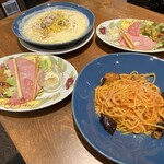 Italian Kitchen VANSAN Laragaden Kasukabe Ten - サラダが、雑で、笑ってしまった