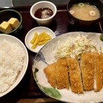 Shoki Kasuga Ten - ローストンカツ定食＝750円
                        ※ランチ限定メニュー