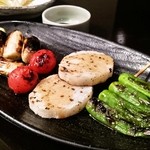 Totto Ikeda Ten - 炭火の焼き野菜いろいろ