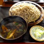 Teuchi Soba Nagayuki - 鴨ざる ￥1,360