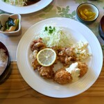 Kitchen Hayashi - セットメニュー （ 鶏肉唐揚げ + カニコロ ）