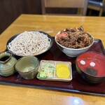 Soba Dokoro Ichibaku Kicchoan - ゲソ丼セット（1,150円）