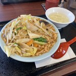 Chao Wagahara Ten - ◉肉あんかけ炒飯＋野菜／980円税込