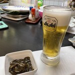 金剛 - 生ビールとお通し