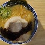 Noko Chuka Soba Gyoza Marufuku Okazaki Tatsumioka Ten - 豚骨しょうゆの黒