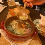 Bistro Wai Wai - バタージョ。アヒージョのバターたっぷり版？バケットにひたひたして独り占めして食べたい感じでした！