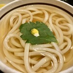 手打うどん　豊しげ - 柚子がちょこん