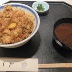 銀座天一 - かき揚げ天丼 1,650円