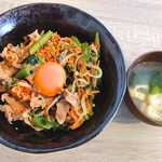 hinata - 日替わり定食　ビビンバ丼　食後コーヒー付　880円