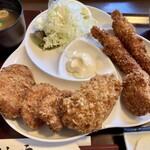 いっしょう - ミックスフライ定食