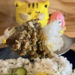 spice curry ANANDA - キーマ、にゅ～～ん！