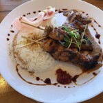 Warung Buddha - バリセット　1450円　本日のお料理から1品　サテー