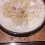 Sakura Machi Bar Ru - チーズチーズチーズパスタ　ソースは緩いがチーズが美味しい