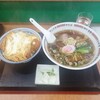 Fujikyu Shokudo - カツ丼900円 しょうゆラーメン600円