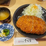 Tonkatsu Kagurazaka Sakura Toyama Kaen Ten - 厚切りリブロースかつランチ