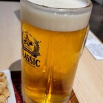 Gohan Dokoro Asahiya Asahikawa Kuko Ten - セットビール400円