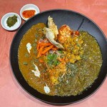 Warung Lumpa Ogikubo Ten - ワルンカレー(牛すじ、エビ出汁)