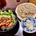 Kaguraya Akihabara Ten - ミルフィーユカツと冷たいお蕎麦のセット