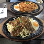 Hakuchou - インディアンスパゲティー(大盛)1000円、イタリアンスパゲティー(大盛)850円