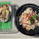 大川魚店 - 「ほっき飯」と「ほっきグラタン」両方買いました～北寄貝がたっぷり入ってました。