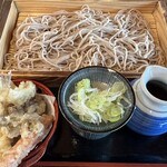 Sagara Koumare Onsen Sagara An - 天ぷら大せいろそば(冷)