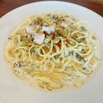 AJITO - 料理写真:高菜クリームパスタ大盛