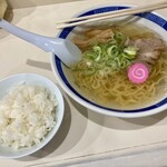 北乃ラーメン - 塩ラーメン、小ライス