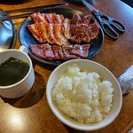 Yakiniku no Barnes Toyama Iino Ten - カルビ・牛ハラミ・牛モモランチ