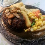 Family Restaurant Ox - ハンバーグ（和風ソース）￥1,000 /ライス小 ￥150