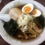 Ki no Ya - ラーメン（並）¥680-  OPゆで卵¥100-