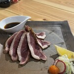 蕎麦と鴨料理 心斎橋 宗平 - 鴨肉のたたき