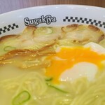 Sugakiya Risora Oobu Ten - 特製ラーメン+クリームぜんざい420円