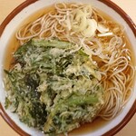 Soba no Kanda Toichiya Sendaishiaobaku Ichiban Ten - 春菊天そば ¥500