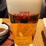 Beer & Spice Kitte Marunochi Ten - アサヒスーパードライ(タンブラー400ml) ¥650