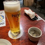 Seafood Dashi Izakaya Awajishima no Megumi Dashiya Shibuya Miyamasuzaka - お通しにはしじみの出汁