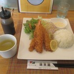 Yado to Restaurant no Yakata Miraikan - 海老フライランチ