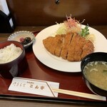 とん亭 - とんかつ定食(大)1500円