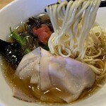 Noodles Labo 香蕎庵 - 麺　アップ