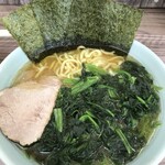 武蔵家 - ラーメンほうれん草増し¥850