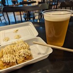 Takoyaki no Ichikara Sentorea Ten - ちょい飲み「いちからセット」800円(2024年3月)