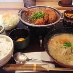 かつ時 - 「牡蠣ミックス鍋定食」