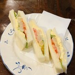 カフェ・バール こうべっこ - サンドイッチ アスパラ