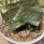 ラーメン村西家 - 料理写真:チャーシューメン（カタメ少なめ）
＋のり増し＋のり増し＋ライス大
900円＋100円＋100円＋100円
