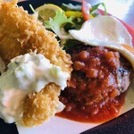 Tezukuri Hamburger Steak Tamago - 