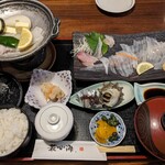 Hagi Shinkai - 活イカ定食