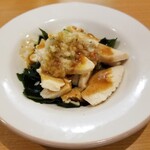 Saizeriya Atore Shinurayasu Ten - 蒸し鶏の香味ソース（税込280円）