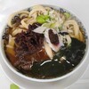 Mimasu Shokudo - 肉うどん600円（もちろん馬肉、すりだね入り）