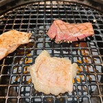 焼肉たいぜん - ホルモン3種