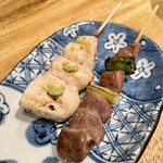 Sumibi Yakitori Enya Nanba 3 Go Ten - 砂ずり 140円＆ささみ 190円